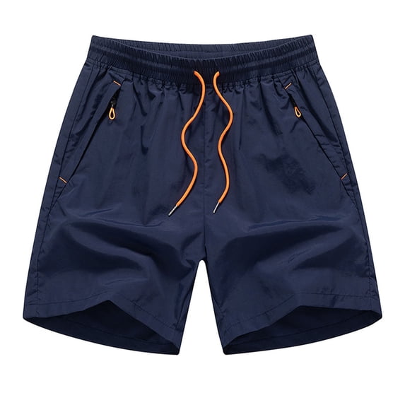 Mgmyaa Men's Swim Trunks Elastic Waist Drawstring Board Shorts Beach Summer Casual Pants
