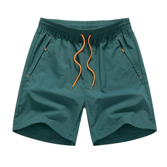 Mgmyaa Men's Swim Trunks Elastic Waist Drawstring Board Shorts Beach Summer Casual Pants