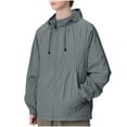 thumbnail image 1 of Mgmyaa Men's UPF 50+ Sun Protection Hooded Fishing Jackets Shirt Breathable Quick Dry Long Sleeve Rash Guard for Outdoor, 1 of 8