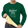 thumbnail image 1 of Mgmyaa Men's Undershirt Fleece Lined Thermal Shirt Insulated Long Sleeve Round Neck Base Layer Warm Comfortable Tops, 1 of 3