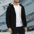 thumbnail image 1 of Mgmyaa Men's Zip Up Fleece Jacket Long Sleeve Casual Hooded Warm Sweatshirt, 1 of 6
