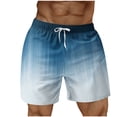 thumbnail image 1 of Mgmyaa Mens Casual Shorts 7 inch Inseam Stretch Beach Shorts Elastic Waist Drawstring Summer Board Shorts, 1 of 5