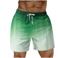 thumbnail image 1 of Mgmyaa Mens Casual Shorts 7 inch Inseam Stretch Beach Shorts Elastic Waist Drawstring Summer Board Shorts, 1 of 5