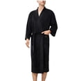 thumbnail image 1 of Mgmyaa Mens Long Robes with Pockets Full Length Bathrobe Fleece Plush Fluffy Housecoat Pajama Nightgown, 1 of 7