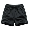 thumbnail image 1 of Mgmyaa Mens Runnning Shorts Summer Casual Comfy Brach Shorts Solid Regular Elastic Waist Board Pants, 1 of 8