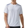 thumbnail image 1 of Mgmyaa Mens Summer Quick Dry T-Shirts Short Sleeve Loose Fit Running Shirt Casual Clothing Moisture Wicking Top, 1 of 8