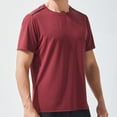 thumbnail image 1 of Mgmyaa Mens Summer Quick Dry T-Shirts Short Sleeve Loose Fit Running Shirt Casual Clothing Moisture Wicking Top, 1 of 8