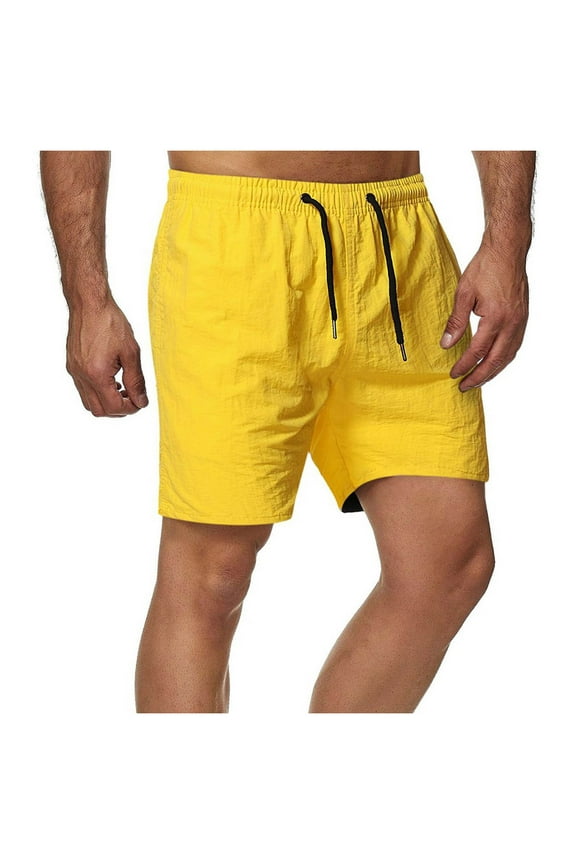 Mens Swim Trunks Quick Dry Sports Beach Shorts Swimming Board Shorts Surfing Bathing Suits with Pockets