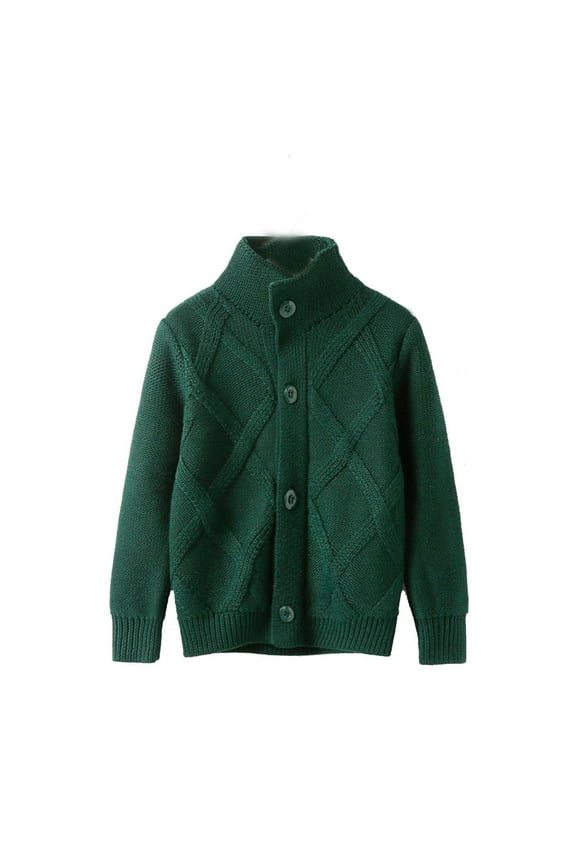 Mid-Large Kids Turtleneck Fleece Sweater, Thickened Winter Pullover Top, Soft Thermal Base Layer Shirt for Children