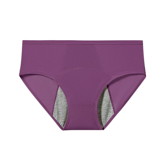 Mgmyaa Period Underwear for Women Plus Size Menstrual Physiological Panties Leak Proof Briefs Sports Breathable Seamless Underwear