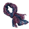 thumbnail image 1 of Mgmyaa Scarfs for Women Lightweight Elegant Floral Print Sheer Scarfs Shawls Wraps, 1 of 3