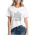 thumbnail image 1 of Mgmyaa T Shirts for Women Summer Short Sleeve Crewneck Casual Cute Graphic Tees Tops Basic Tshirt, 1 of 4