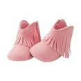 thumbnail image 1 of Mgmyaa Toddler Fringed Winter Boots Soft Sole Non-Slip Baby First Step Shoes Cold Weather Warm Design, 1 of 8