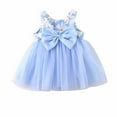 thumbnail image 1 of Mgmyaa Toddler Girls Sleeveless Dress Cute Ruffled A-Line Tulle Wedding Birthday Dresses, 1 of 4