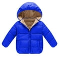 thumbnail image 1 of Mgmyaa Toddler Kids Hooded Winter Coat, Thick Windproof Fleece Lined Jacket, Warm Casual Outerwear (12M-6Y), 1 of 2