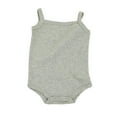 thumbnail image 1 of Mgmyaa Toddler Ribbed Sleeveless Romper Solid Color T-Shirt Jumpsuit Summer Baby Clothes Unisex Infant Tank Top Outfit, 1 of 5