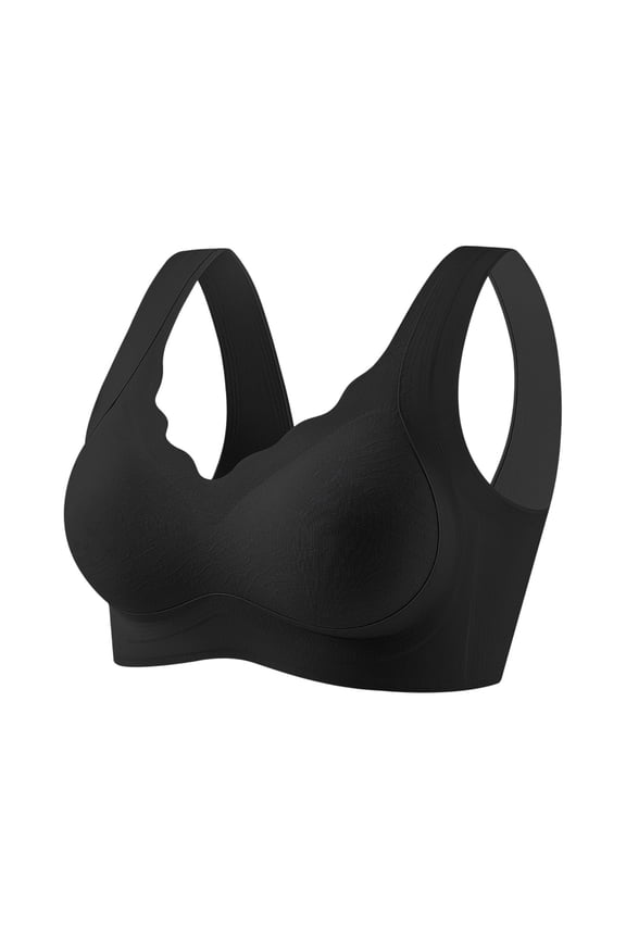Underwire Seamless T Shirt Bra Support Push Up Soft Breathable Mesh Stitching Lifting Bra for Daily Wear