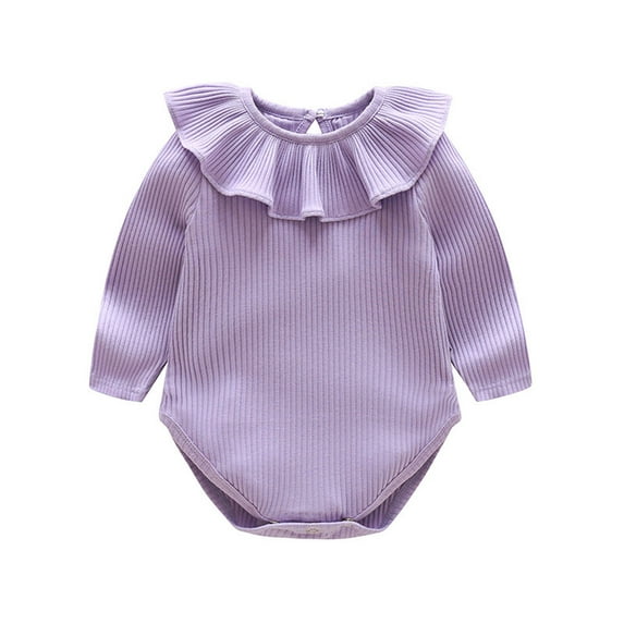 Mgmyaa Unisex Baby Cotton Long Sleeve Romper Jumpsuit for Girls and Boys 0-24 Months Casual One-Piece Infant Outfit