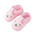 thumbnail image 1 of Mgmyaa Unisex Kids Casual Crib Shoes Slip-On Round Toe Adjustable Straps Flat Heel for Babies Ages 0-1, 1 of 6