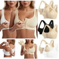 thumbnail image 1 of Mgmyaa Wireless 2-Pack Stretchable Sport Bra Soft Breathable Active Fit High Support for Plus, 1 of 9