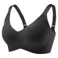 thumbnail image 1 of Mgmyaa Wireless Push-Up Sports Bra Women's Solid Color Bra with Hook & Eye Soft Skin-Friendly Fabric Active Fit for Yoga, 1 of 9