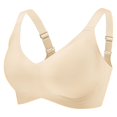 thumbnail image 1 of Mgmyaa Wireless Push-Up Sports Bra Women's Solid Color Bra with Hook & Eye Soft Skin-Friendly Fabric Active Fit for Yoga, 1 of 9