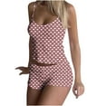thumbnail image 1 of Mgmyaa Women Cami Pajama Set Sleeveless Sleepwear Short PJ Set with Shorts Sleepwear Sets, 1 of 6