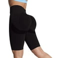 thumbnail image 1 of Mgmyaa Women's Bike Shorts Seamless Waistband High Waist Tummy-control Hip Lifting Exercise Yoga Shorts, 1 of 8