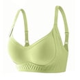thumbnail image 1 of Mgmyaa Women's Concealing Minimizer Wireless Seamless Bralette Bra Soft Stretchy Spaghetti Straps Hook & Eye Closure Solid Color, 1 of 7