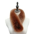 thumbnail image 1 of Mgmyaa Women's Faux Fur Scarf Collar Shawl with Stitching Detail for Luxury Look and Winter Fashion, 1 of 2
