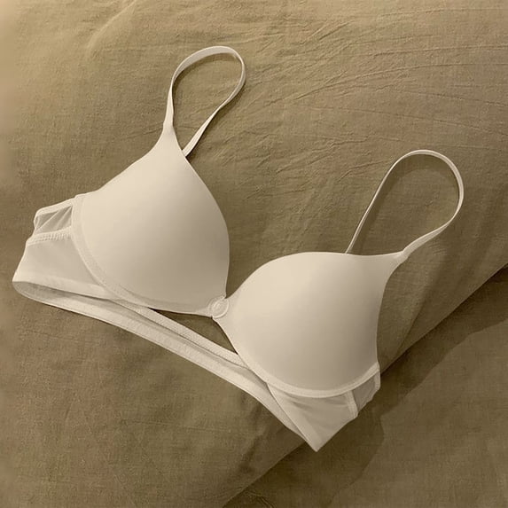 Mgmyaa Women's Front Closure Lift & Gather Bra Supportive Minimizer Anti-Dropping Underwire Full Coverage Lingerie Everyday Comfort Bra