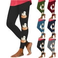 thumbnail image 1 of Mgmyaa Women's Halloween Print Active Yoga Leggings High Waist Stretchy Workout Pants Slim Fit Gym Running Casual Daily Comfort Wear, 1 of 5