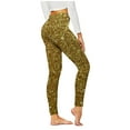 thumbnail image 1 of Mgmyaa Women's Highlight Print Yoga Leggings Adjustable Waist Stretchable Full Length, 1 of 8
