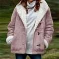 thumbnail image 1 of Mgmyaa Women's Hooded Quilted Cropped Puffer Jacket Short Fleece Corduroy Pocket Coat, 1 of 5