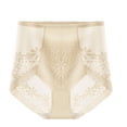 thumbnail image 1 of Mgmyaa Women's Lace Abdomen Mid-rise Waist and Hip Lift Comfortable Body Breathable Underwear Briefs, 1 of 3