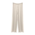 thumbnail image 1 of Mgmyaa Women's Wide Leg Culottes Full Length Elastic High Waist Comfortable Lounge Pants for Home Daily Vacation Wear, 1 of 9