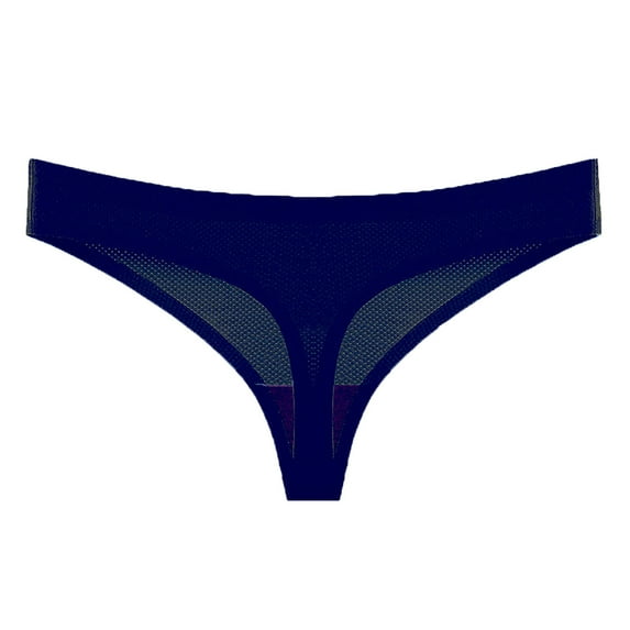 Mgmyaa Women's Panties Summer Seamless Breathable Thong Low Waisted Underwear