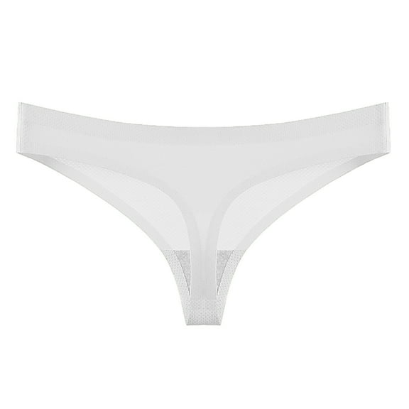 Mgmyaa Women's Panties Summer Seamless Breathable Thong Low Waisted Underwear