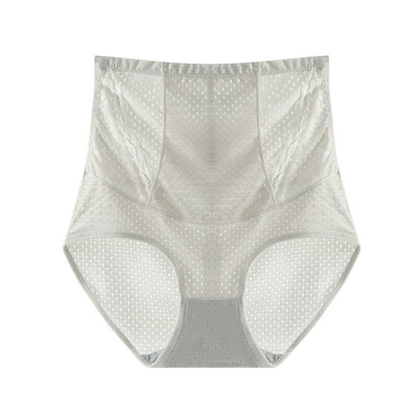 Mgmyaa Women's Plus Size High Waist Abdomen and Buttocks Shaping Underwear Briefs and Underwear
