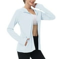 thumbnail image 1 of Mgmyaa Women's Quick Dry Sun Jacket Casual Hooded Long Sleeve Zip Up Outerwear Jackets Top, 1 of 7