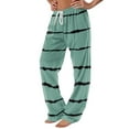 thumbnail image 1 of Mgmyaa Women's Soft Lounge Pajama Pants Full Length Elastic Waist Side Pocket Comfort Sleepwear Palazzo Pants Size S-3XL, 1 of 5
