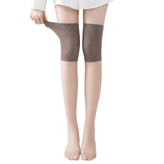 Mgmyaa Women's Summer Thin Over The Knee Long Stockings High Elasticity Knee Protection Anti-run Tights for Daily Wear and Comfort