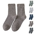 thumbnail image 1 of Mgmyaa Women's Thermal Knit Crew Socks, Thick Winter Warm Floor Socks, Cozy Ribbed Cuff Boot Socks, Soft Chunky Hosiery for Cold Weather Daily Wear, 1 of 8