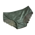 thumbnail image 1 of Mgmyaa Women's Underwear Lace Panties Bow Mid Low Waist Hollow Out Mesh Gauze Briefs, 1 of 3