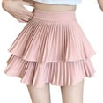 thumbnail image 1 of Mgmyaa Women's Wide-Leg Pants Spring and Summer Casual High Waist Pleated Cake Skirt, 1 of 4