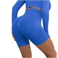 thumbnail image 1 of Mgmyaa Women's Yoga Shorts Plus Size Shorts for Women Fitness Pants Tight-Fitting Stretch Hip-Up Yoga Pants Young Adults Athletic Shorts Biker Shorts Running Workout Shorts, 1 of 6