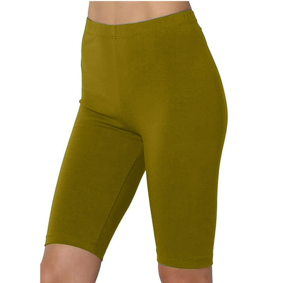 Mgmyaa Women's Yoga Shorts Plus Size Shorts for Women Yoga Leggings Fitness Running Gym Sports Active Pants Young Adults Athletic Shorts Biker Shorts Running Workout Shorts