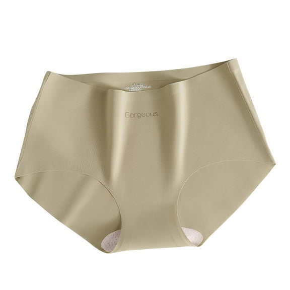 Mgmyaa Womens Seamless Underwear Thin Mid Waist Panties