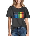 thumbnail image 1 of Mgmyaa Womens T Shirt Casual Cotton Short Sleeve Crew Neck Graphic T-Shirt Tops Tees, 1 of 3