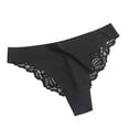 thumbnail image 1 of Mgmyaa Womens Thong Lace Ice Silk Underwear Low Waist Panties, 1 of 2
